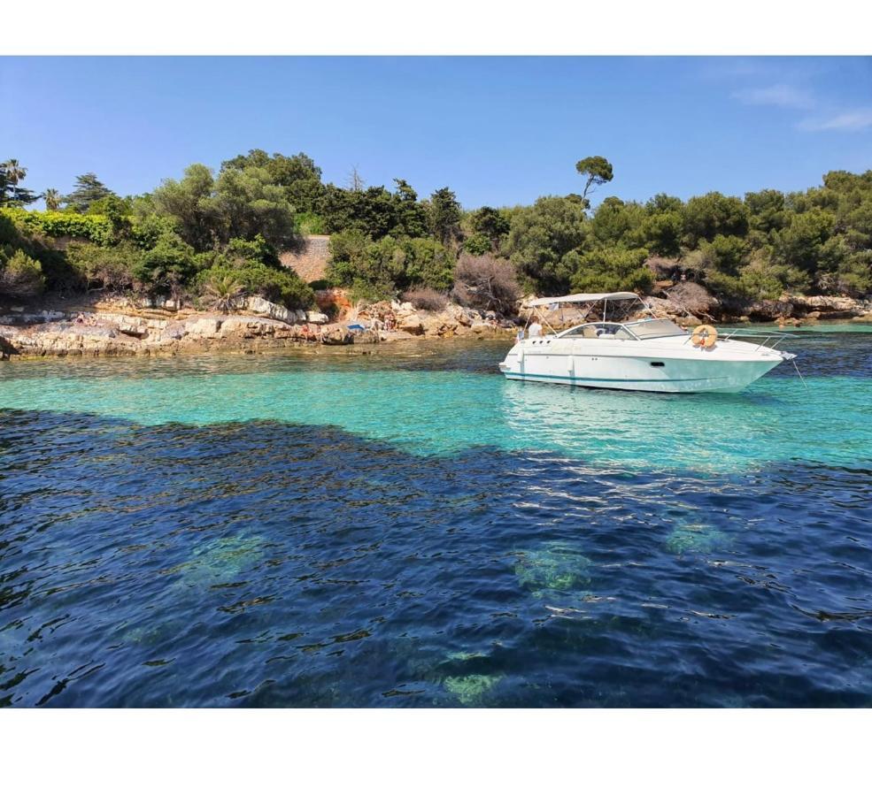 T2 A/C Cote D'Azur, Piscine, Plage A 350M, Wifi Vallauris Eksteriør bilde
